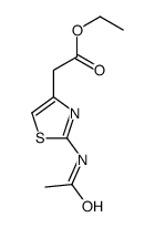2-(2-乙酰氨基噻唑-4-基)乙酸乙酯结构式