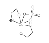 copper; 2-hydroxyethylazanide; sulfuric acid结构式
