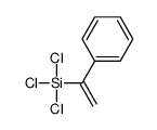 trichloro(1-phenylethenyl)silane结构式