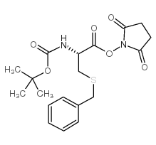 BOC-S-苄基-L-半胱氨酸琥珀酰亚胺基酯结构式