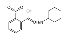 cyclohexanamine,2-nitrobenzoic acid Structure