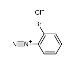 2-bromo benzene diazonium chloride Structure