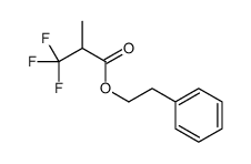 2-Phenylethyl 3,3,3-trifluoro-2-methylpropanoate结构式