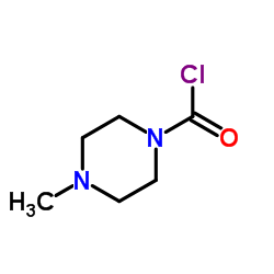 1-氯甲酰基-4-甲基哌嗪结构式
