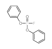(fluoro-phenoxy-phosphoryl)oxybenzene结构式