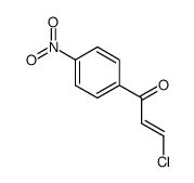 3-chloro-1-(4-nitrophenyl)prop-2-en-1-one Structure