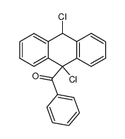 (9,10-dichloro-9,10-dihydro-[9]anthryl)-phenyl ketone结构式