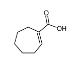cyclohept-1-enecarboxylic acid结构式