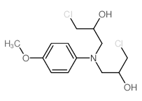 2-Propanol,1,1'-[(p-methoxyphenyl)imino]bis[3-chloro- (7CI,8CI) structure