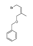 (4-bromo-2-methylbut-2-enoxy)methylbenzene Structure
