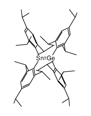 (bis(2,4,6-triisopropylphenyl)stannylidene)bis(2,4,6-triisopropylphenyl)germane结构式