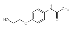 N-[4-(羟基乙氧基)苯基]乙酰胺结构式