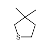 3,3-dimethylthiolane结构式