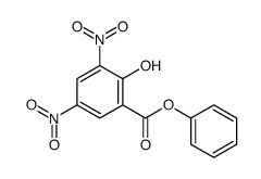 phenyl 2-hydroxy-3,5-dinitrobenzoate结构式