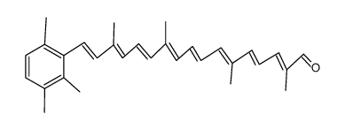8'-apo-φ-caroten-8'-al Structure