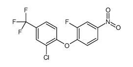 2-chloro-1-(2-fluoro-4-nitrophenoxy)-4-(trifluoromethyl)benzene结构式