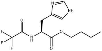 Nα-(Trifluoroacetyl)-L-histidine butyl ester Structure