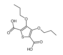 3,4-dipropoxythiophene-2,5-dicarboxylic acid Structure