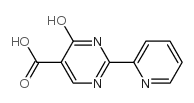 4-HYDROXY-2-(PYRIDIN-2-YL)PYRIMIDINE-5-CARBOXYLIC ACID structure