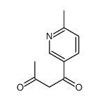 1-(6-methylpyridin-3-yl)butane-1,3-dione Structure