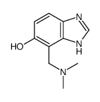 (9ci)-4-[(二甲基氨基)甲基]-1H-苯并咪唑-5-醇结构式