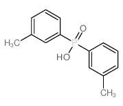 Phosphinicacid, bis(3-methylphenyl)- (9CI) structure