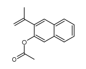 2-acetoxy-3-isopropenylnaphthalene Structure