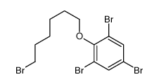 1,3,5-tribromo-2-(6-bromohexoxy)benzene结构式