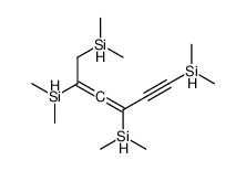 (2,3-Hexadien-5-yne-1,2,4,6-tetryl)tetrakis(dimethylsilane)结构式
