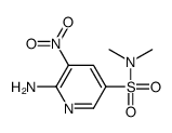 6-amino-N,N-dimethyl-5-nitropyridine-3-sulfonamide结构式