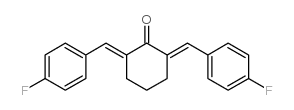 2,6-双(4-氟苄基)环己酮结构式