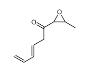 1-(3-methyloxiran-2-yl)hexa-3,5-dien-1-one结构式
