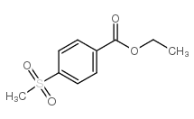 Benzoic acid,4-(methylsulfonyl)-, ethyl ester Structure