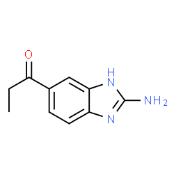 1-Propanone,1-(2-amino-1H-benzimidazol-5-yl)-(9CI)结构式