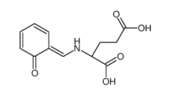 (2S)-2-[(6-oxocyclohexa-2,4-dien-1-ylidene)methylamino]pentanedioic acid结构式