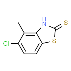 2(3H)-Benzothiazolethione,5-chloro-4-methyl-(9CI) Structure