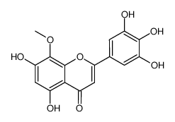 5,7-dihydroxy-8-methoxy-2-(3,4,5-trihydroxy-phenyl)-chromen-4-one Structure