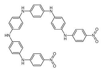 N'',N'''-bis(4'''-nitrophenyl)-N,N'-bis(4''-aminophenyl)-4,4'-diaminodiphenylamine Structure