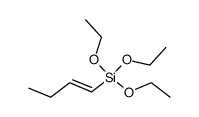 (E)-1-(triethoxysilyl)-1-butene结构式