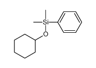 cyclohexyloxy-dimethyl-phenylsilane结构式