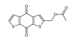 (4,8-dioxothieno[3,2-f][1]benzothiol-2-yl)methyl acetate Structure