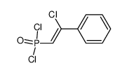 β-chloro-βphenylvinylphosphonic dichloride结构式
