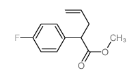 Benzeneacetic acid,4-fluoro-a-2-propen-1-yl-, methyl ester Structure