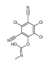 2,4-Dicyano-3,5,6-trichlorophenyl=N-methylcarbamate结构式