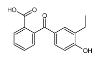 2-(3-ethyl-4-hydroxybenzoyl)benzoic acid Structure