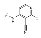 2-CHLORO-4-(METHYLAMINO)NICOTINONITRILE Structure