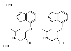 盐酸茚诺洛尔结构式