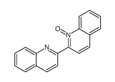 1-oxido-2-quinolin-2-ylquinolin-1-ium Structure