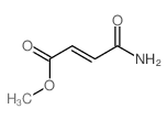 2-Butenoic acid,4-amino-4-oxo-, methyl ester, (2E)- Structure