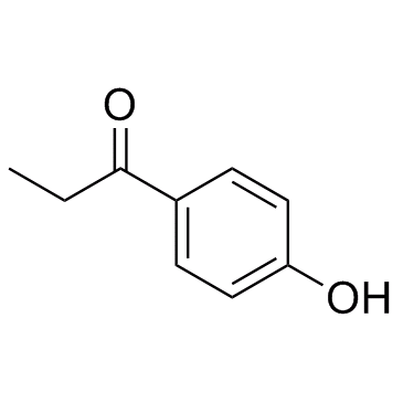 4-羟基苯丙酮; 对羟基苯丙酮结构式